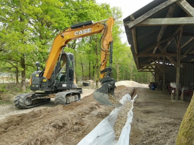 LEMAIRE TP | Travaux d'Assainissement - Pose d'un drain | La Ferté-Beauharnais