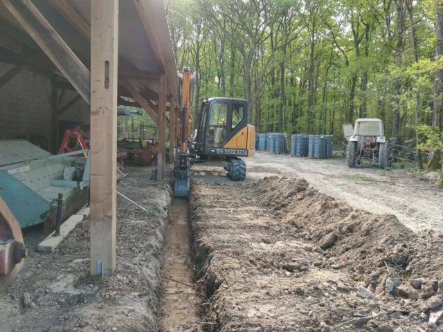 LEMAIRE TP | Travaux d'Assainissement - Pose d'un drain | La Ferté-Beauharnais